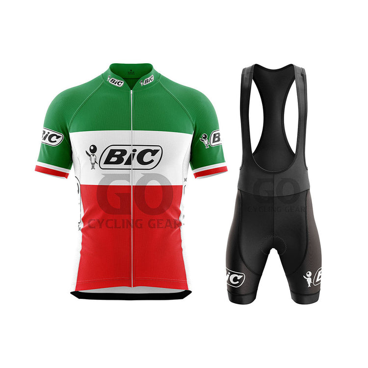 BIC Italy Short Sleeve Retro Cycling Kit