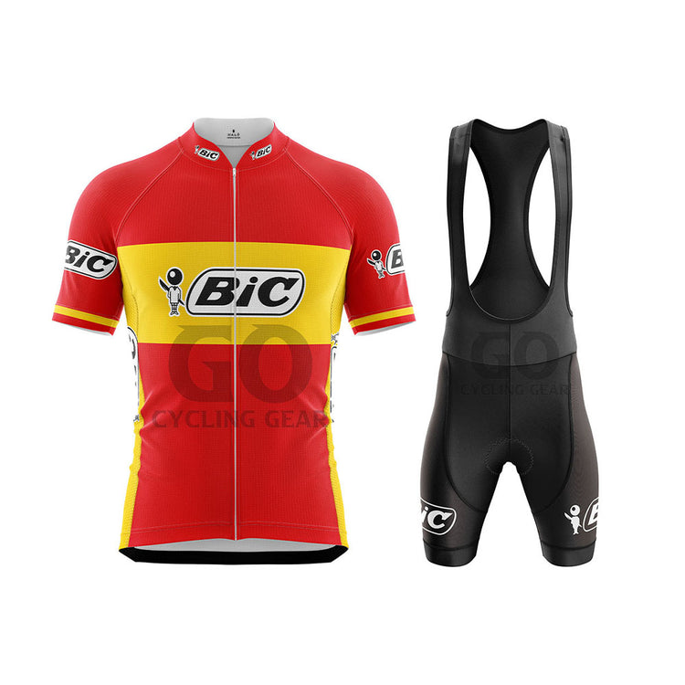 BIC Spain Short Sleeve Retro Cycling Kits