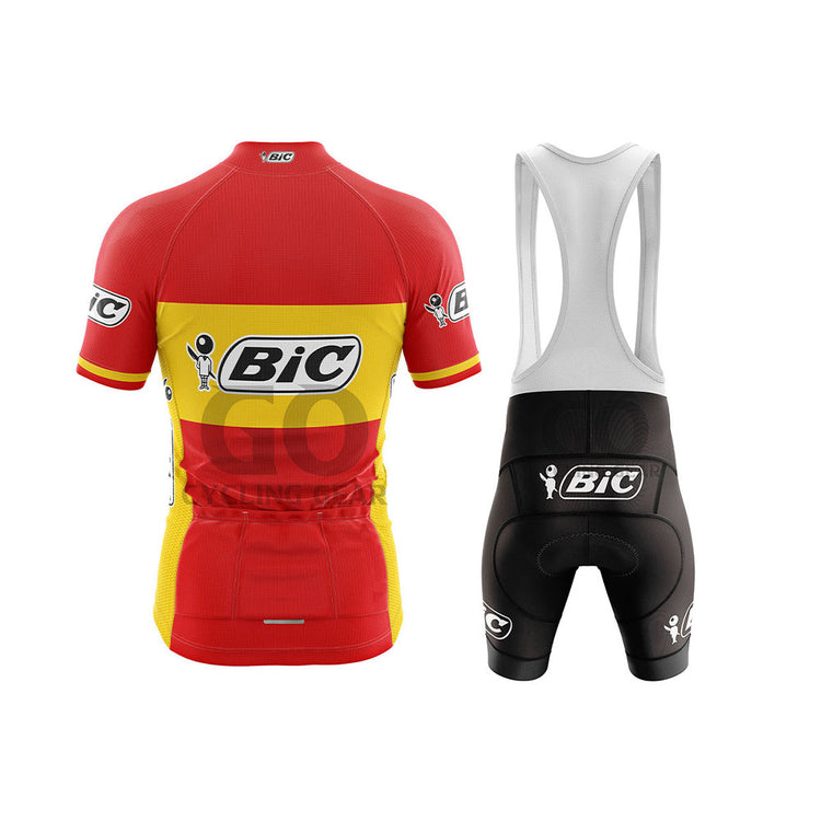 BIC Spain Short Sleeve Retro Cycling Kits