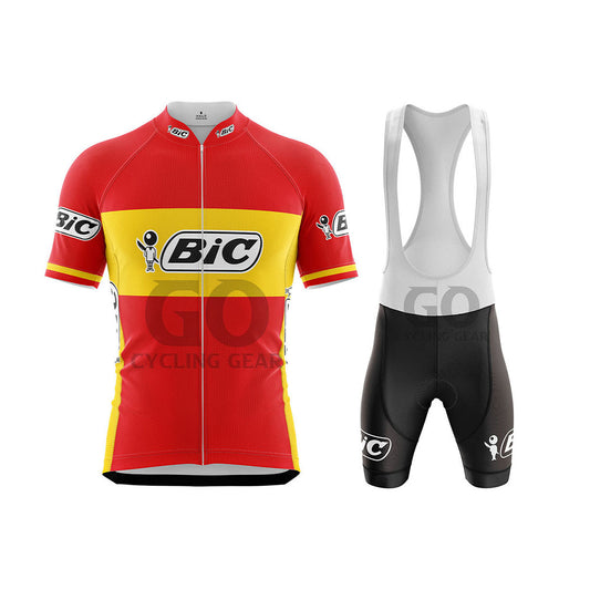 BIC Spain Short Sleeve Retro Cycling Kits