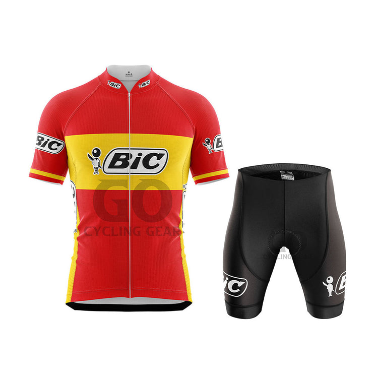 BIC Spain Short Sleeve Retro Cycling Kits