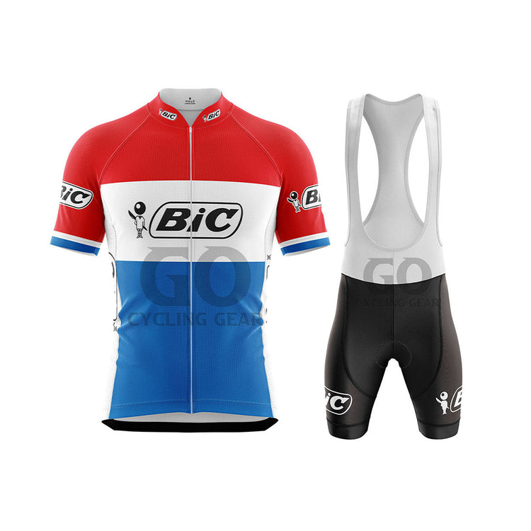 BIC Netherlands Short Sleeve Retro Cycling Kit