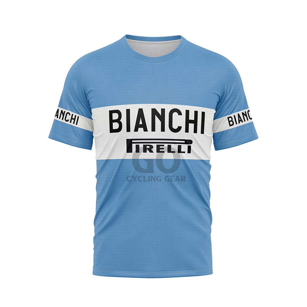 Bianchi Pirelli 1955 Retro Cycling T-Shirt