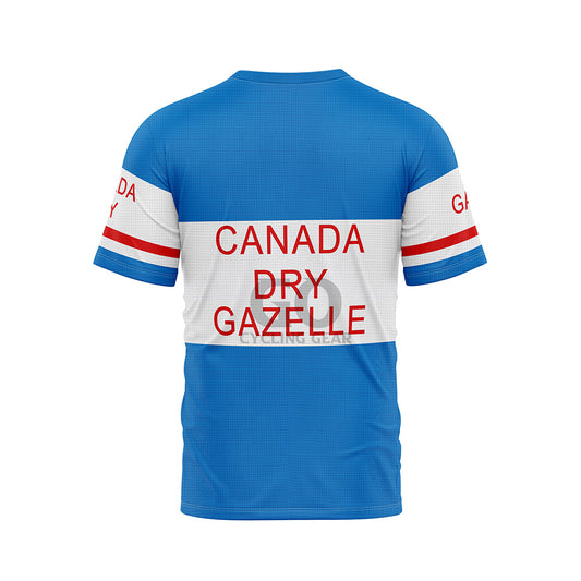 Canada Dry Gazelle Cycling T Shirt Back