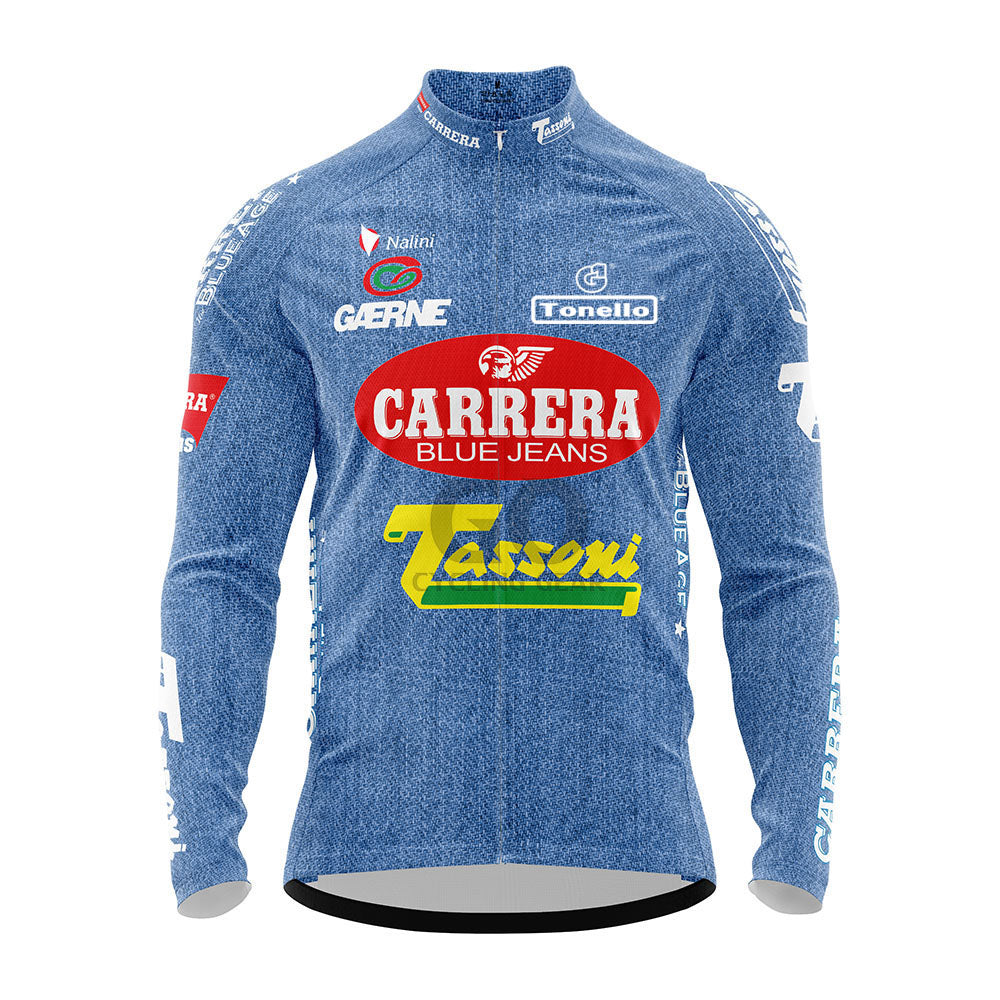 CARRERA-Maillot de Cyclisme Rétro Jaune pour Homme, Ensemble Classique, Trempé, Vélo, Manches CARRERA-Maillot de Cyclisme Rétro Jaune pour Homme, Ensemble Classique, Trempé, Vélo, Manches