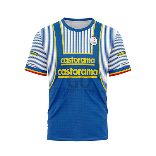 Castorama Cycling Retro Short Sleeve Bike T-Shirt