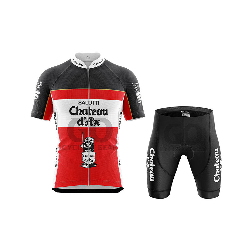 Château d'Ax Gatorade Vert Hommes Ropa Ciclismo Maillot Château d'Ax Gatorade Vert Hommes Ropa Ciclismo Maillot