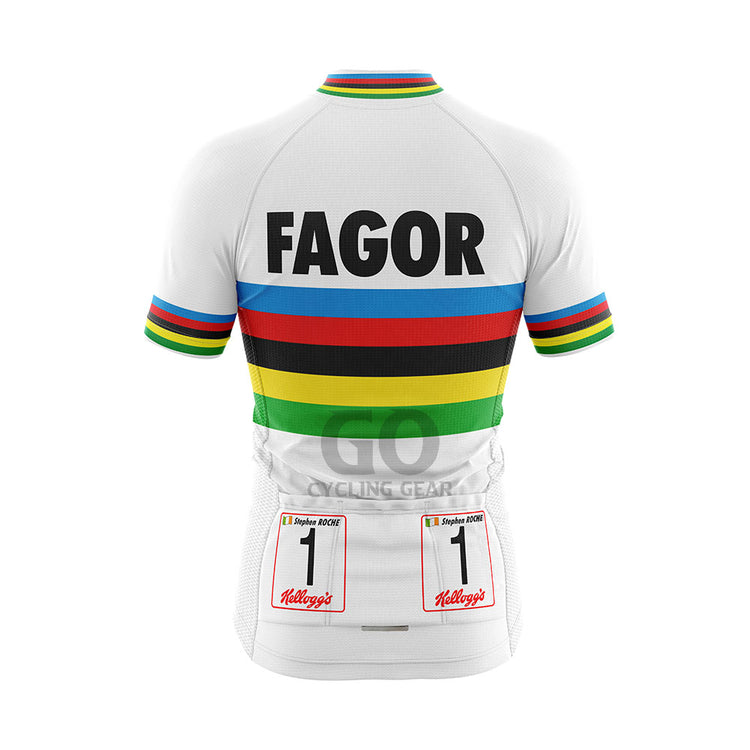 ROCHE FAGOR TOUR OF BRITAIN 1988 CYCLING JERSEY