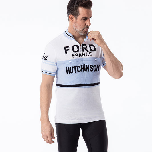 FORD  Retro Team Wool Cycling Jersey