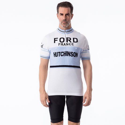 FORD Retro Team Wool Cycling Jersey