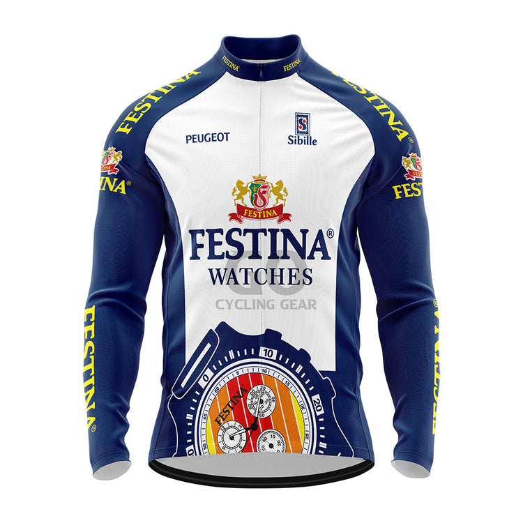 Festina Long Sleeve Cycling Jersey 1997