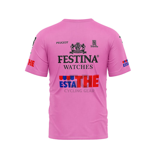 Festina Pink Cycling Shirt 1998 Giro d'Italia