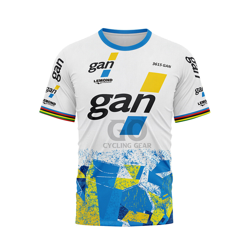 French team Gan Retro Cycling T-shirt