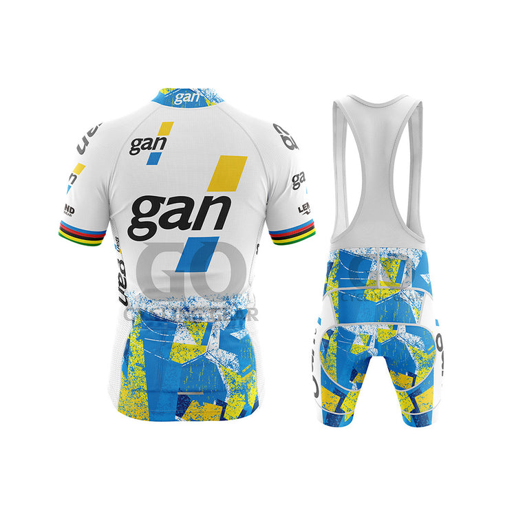 French team Gan Retro Short Sleeve Cycling Kits 1993