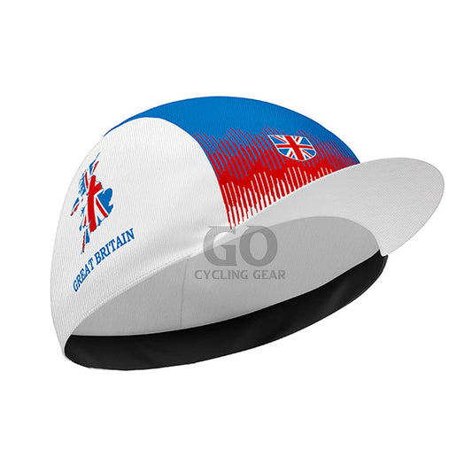 Great Britain themed cycling cap, perfect for patriotic riders.
