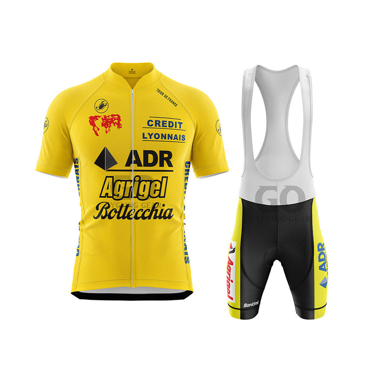 Greg Lemond ADR Agrigel  Bottechia Yellow Cycling Set Winner Tour De France 1989