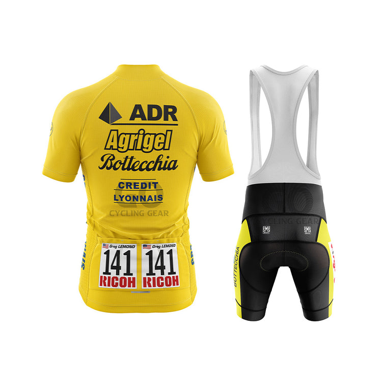 Greg Lemond ADR Agrigel  Bottechia Yellow Cycling Set Winner Tour De France 1989