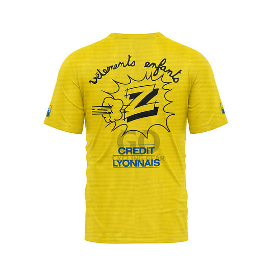 Greg Lemond Team Z Yellow Cycling T-Shirt Tour de France 1990