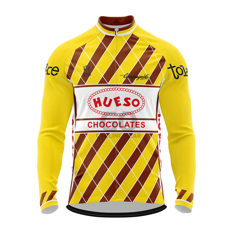 Hueso Chocolates Tokke Long Sleeve Cycling Jersey 1985