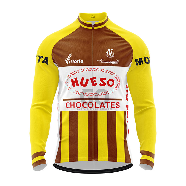 Hueso Chocolates Long Sleeve Cycling Jersey 1982