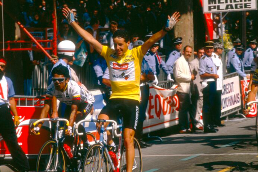Carrera Tour de France 1987 Vintage Yellow Cycling Jersey