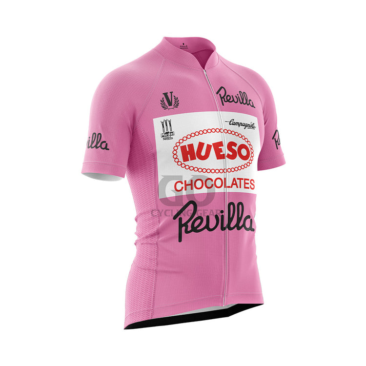 Jesus Suarez Cuevas Hueso Chocolates Team Pink Jersey 1985