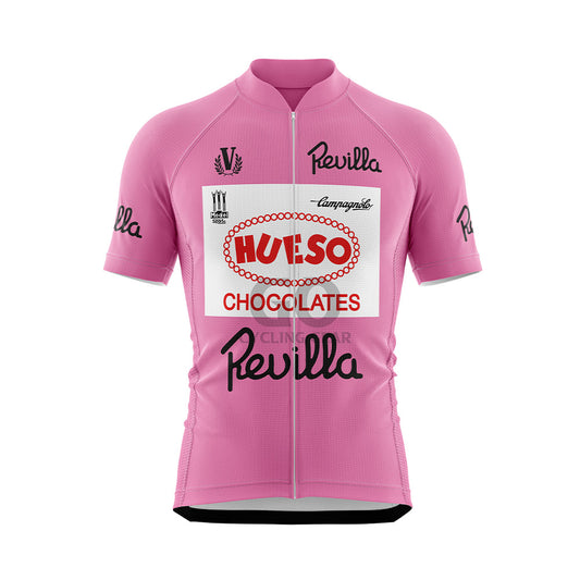 Jesus Suarez Cuevas Hueso Chocolates Team Pink Jersey 1985