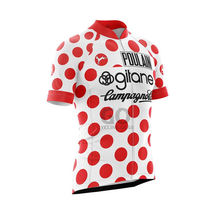 King of mountains Gitane Campagnolo Retro Cycling jersey 1975