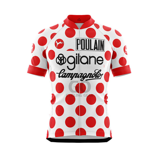 King of mountains Gitane Campagnolo Retro Cycling jersey 1975