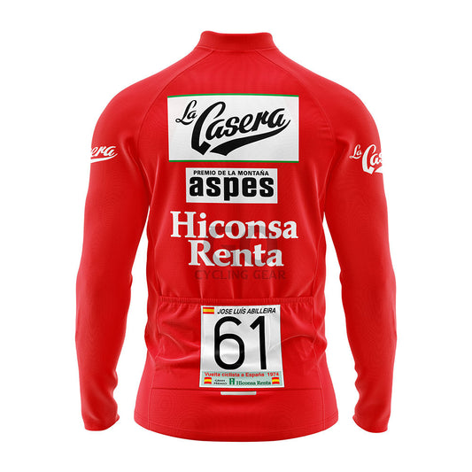 LA CASERA ABILLEIRA MOUNTAIN Long Sleeve JERSEY VUELTA ESPAÑA 1974
