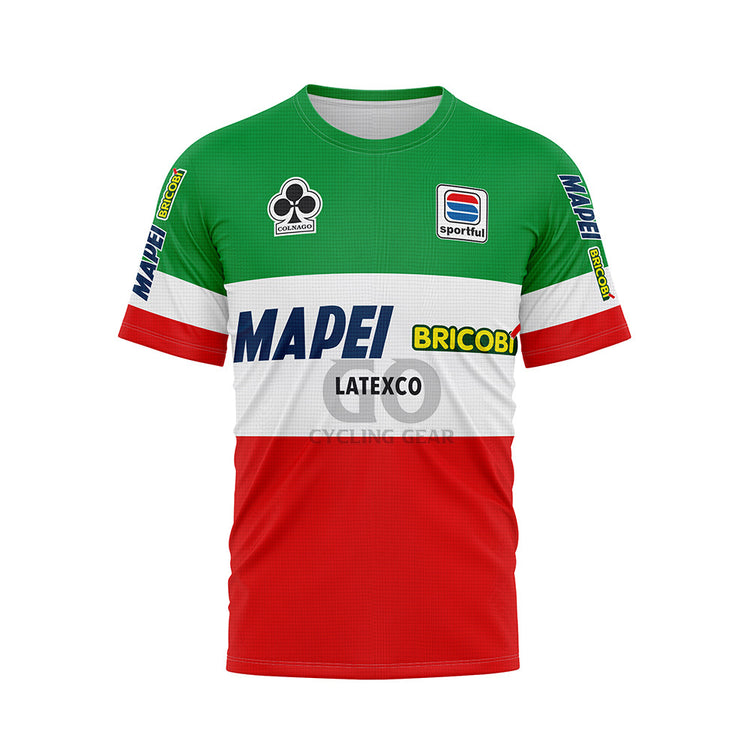 Mapei unisex Retro Cycling T-Shirt