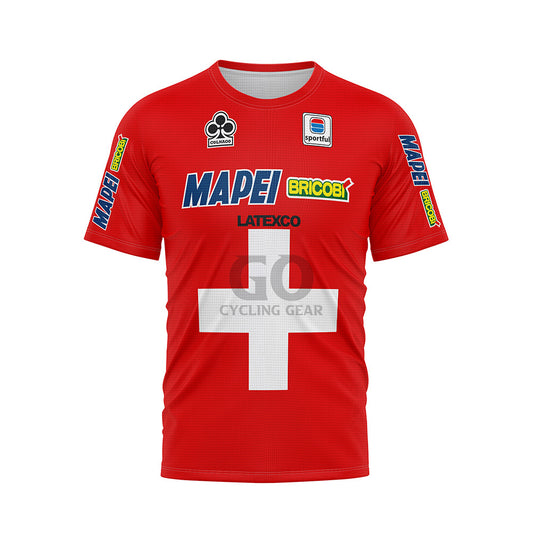 Mapei unisex Retro Cycling T-Shirt