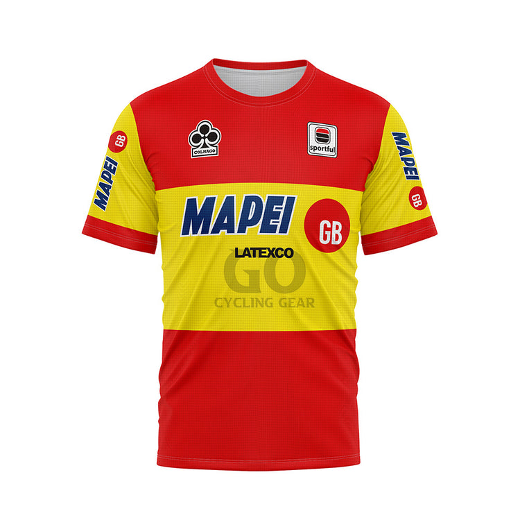 Mapei unisex Retro Cycling T-Shirt