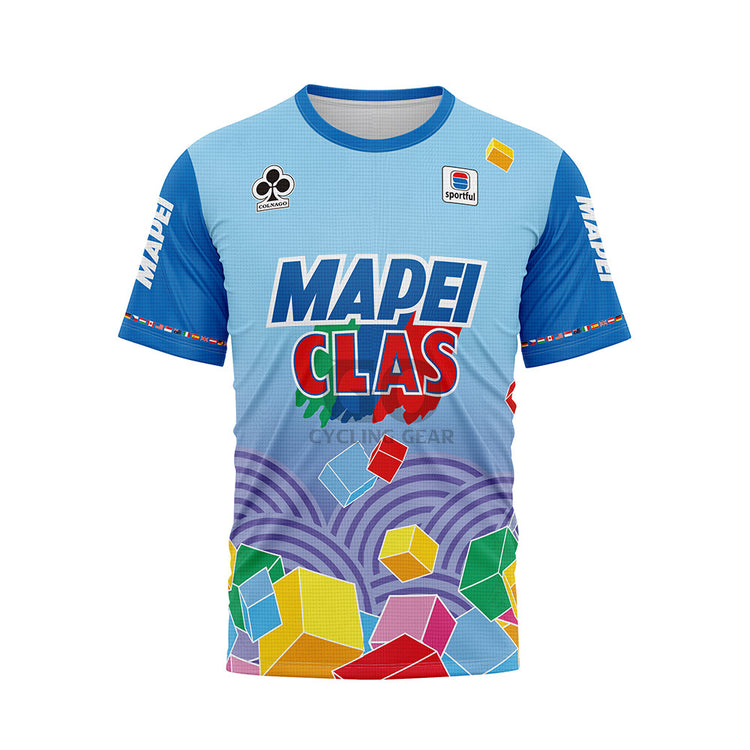 Mapei unisex Retro Cycling T-Shirt