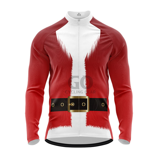 Men's Santa Claus Christmas Long Sleeve Jersey