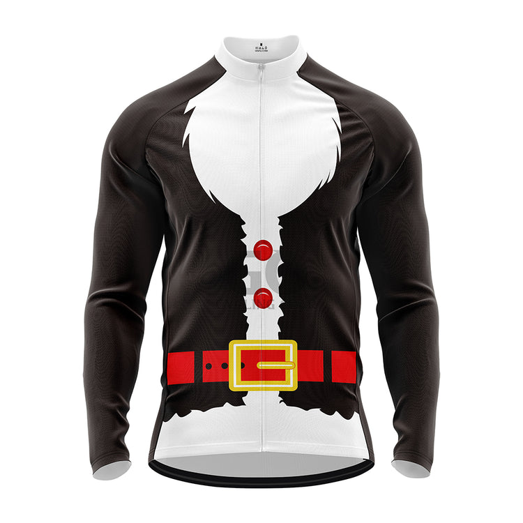 Men's Santa Claus Christmas Long Sleeve Jersey