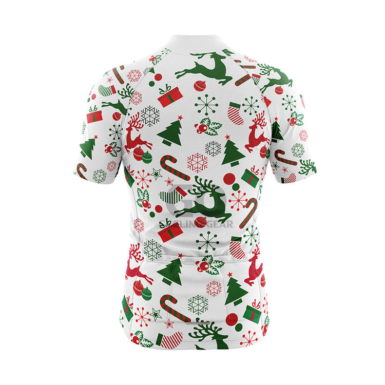 Men's Ugly Christmas Short Sleeve Cycling Jersey Multiple styles