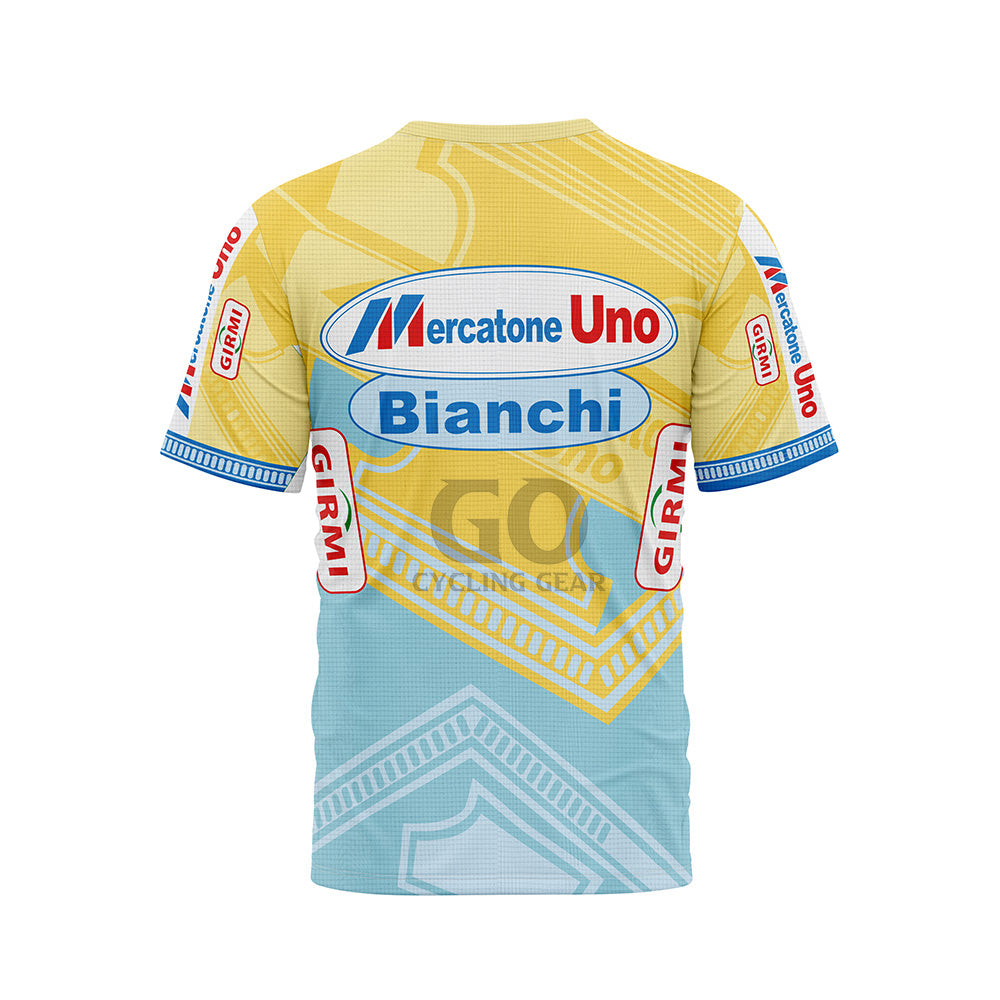 Mercatone Uno Bianchi Cycling T-Shirt 1998 Back