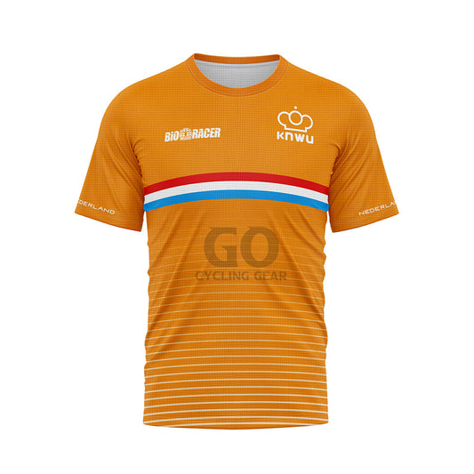 Netherlands Cycling Team Retro Bike T-Shirt