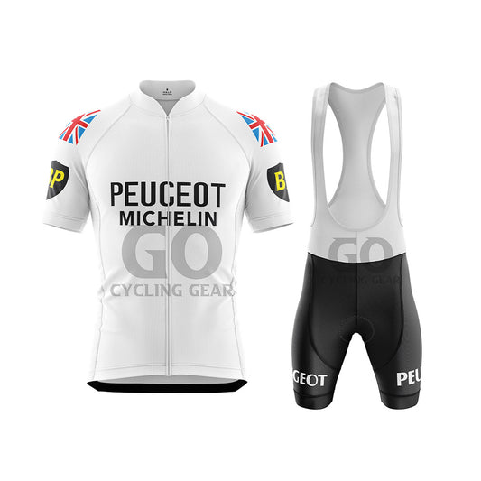 PEUGEOT Michelin -Union Jack UK Vintage Cycling Kit