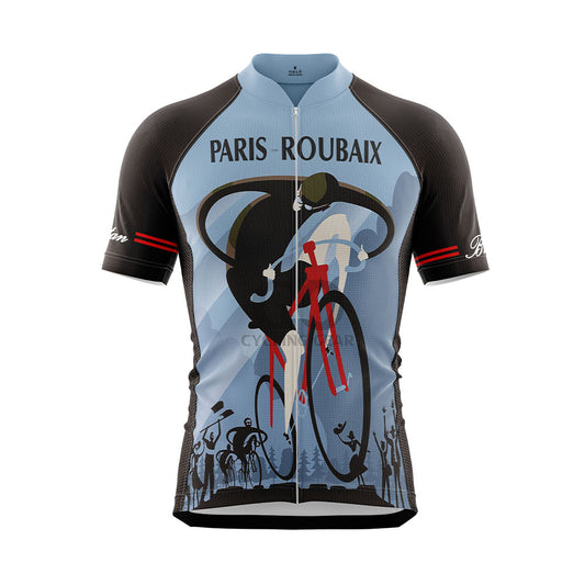 Paris-Roubaix 1896 Men's Short-Sleeved Cycling Jersey