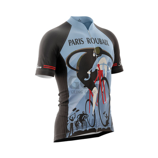 Paris-Roubaix 1896 Men's Short-Sleeved Cycling Jersey