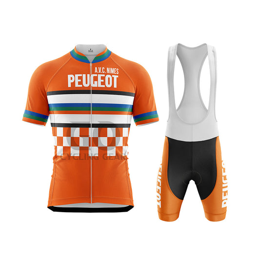 Peugeot A.V.C. Nimes Retro Cycling Kit