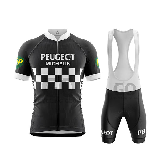 Peugeot BH Michelin Retro Black Cycling Kit