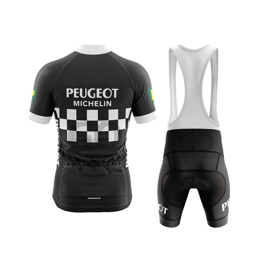 Peugeot BH Michelin Retro Black Cycling Kit