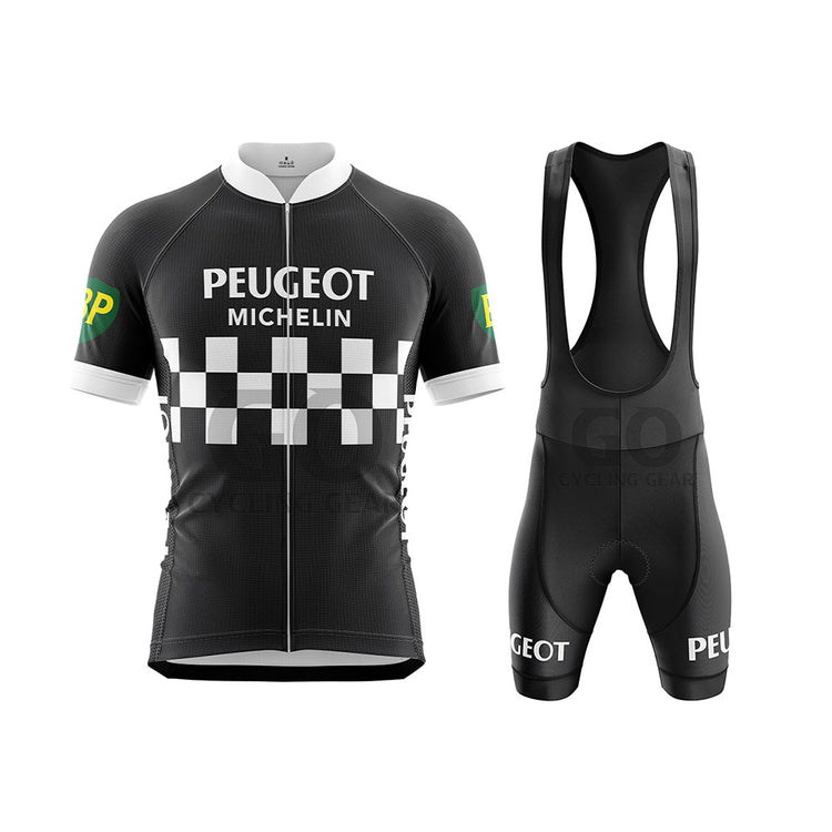Peugeot BH Michelin Retro Black Cycling Kit