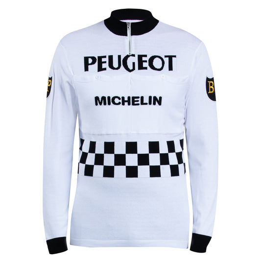 Peugeot BP 1967 Wool Retro Long Sleeve Cycling Jersey