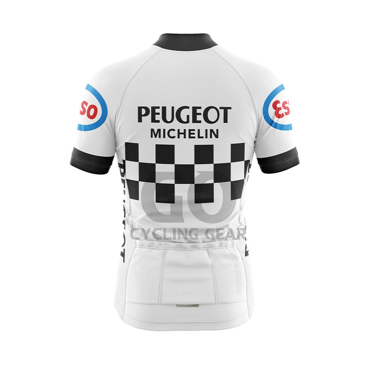 Peugeot Esso Michelin Retro Cycling Jersey 1977