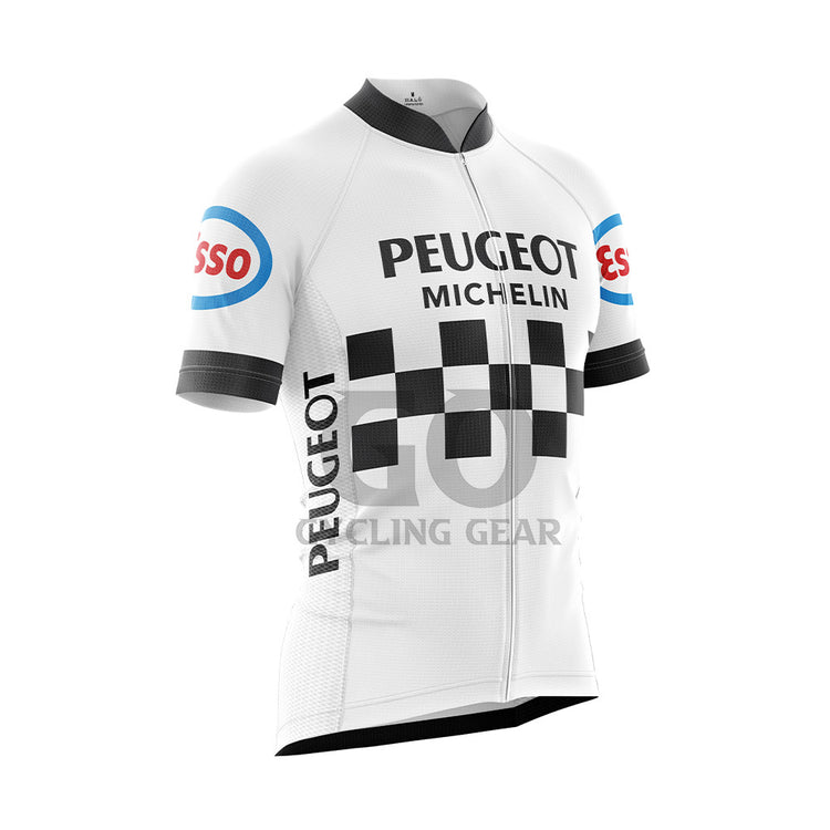 Peugeot Esso Michelin Retro Cycling Jersey 1977