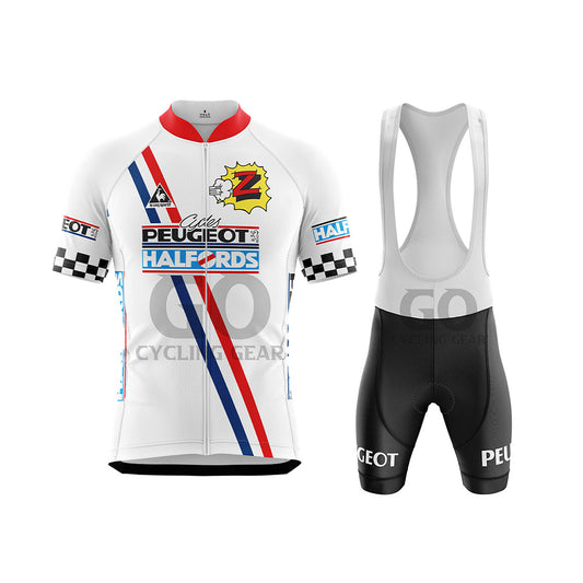 Peugeot Halfords Retro Cycling Kit